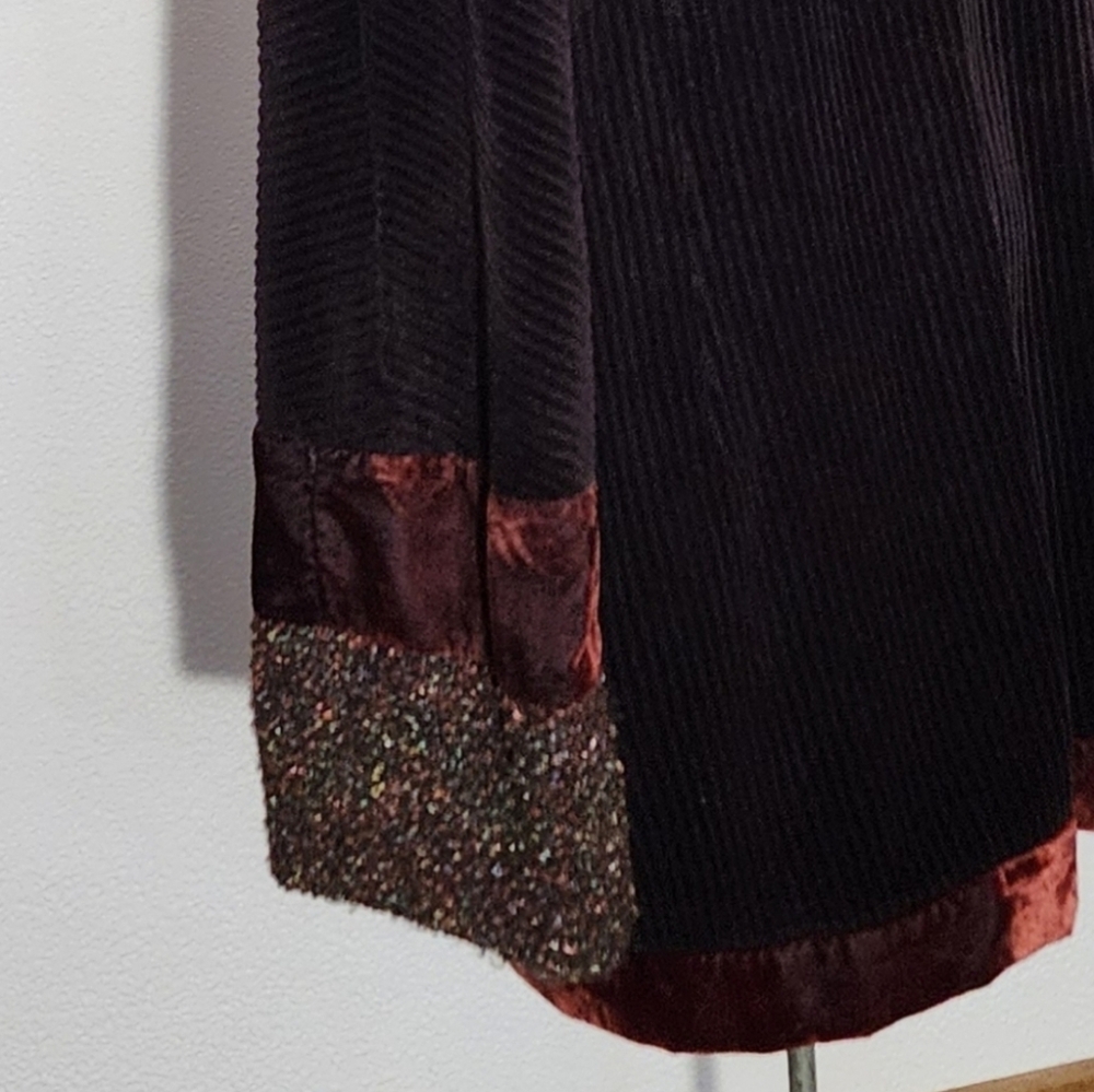 Inner Designs Coat Vintage Opera 1980s Chocolate Brown Size XL - Picture 14 of 15